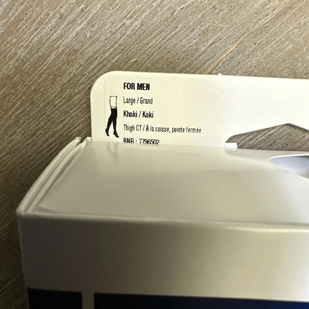 Jobst For Men Compression Stockings 15-20 mmhg Supports Therapeutic Therapy